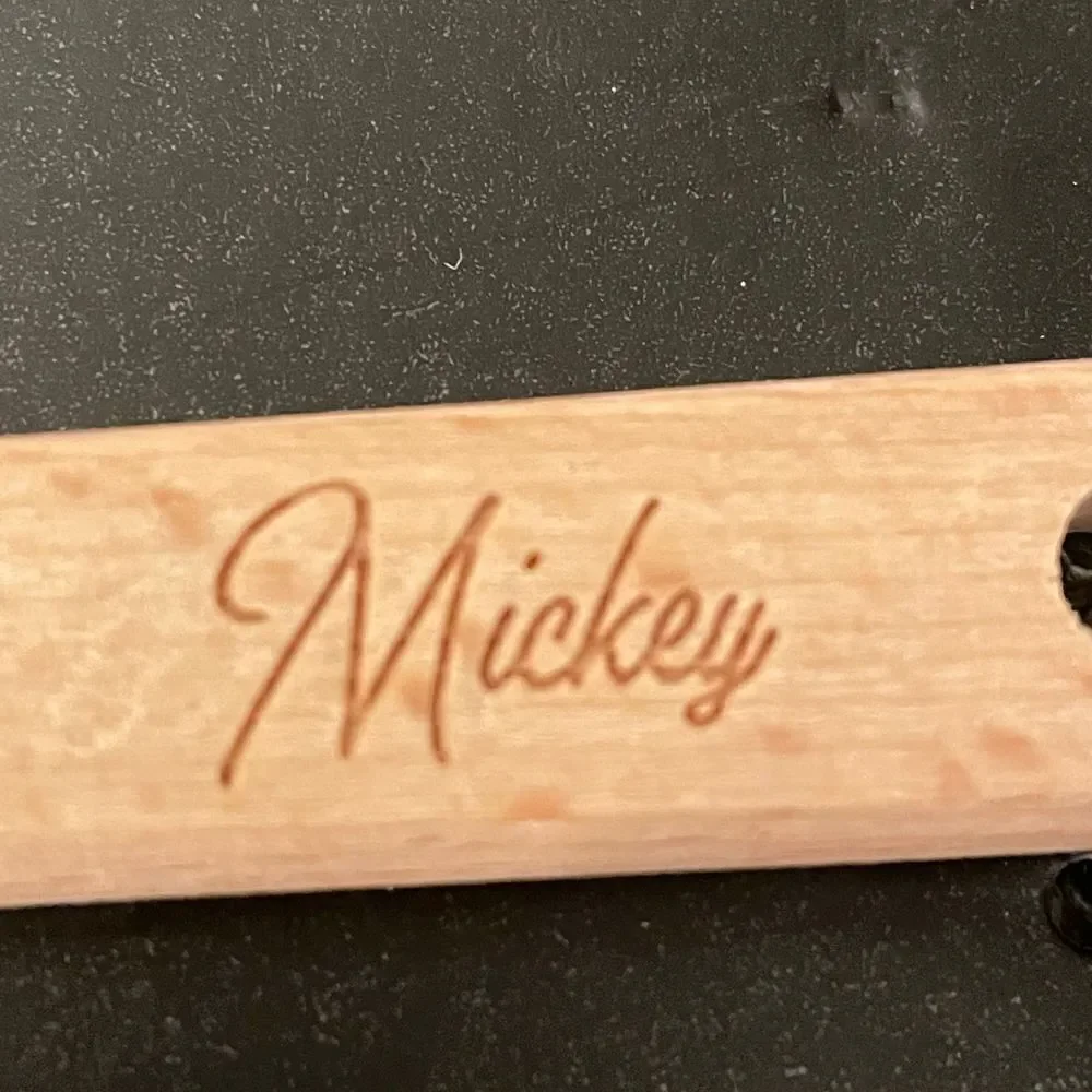 NWT Disney Mickey Mouse Silicone Hand White Glove Spatula Wooden Handle New